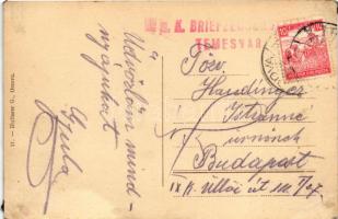 Orsova, Kazán-szoros. Hutterer G. / Kasanpartie / gorge + "K.u.k. Briefzensurstelle Temesvár&qu...