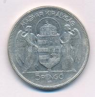 1930. 5P Ag "Horthy jobbra" kapszulában T:XF enyhén hajas
Adamo P8