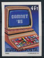 1985 COMNET vágott bélyeg