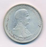 1930. 5P Ag "Horthy jobbra" T:AU,XF enyhén hajas, kis patina Adamo P8