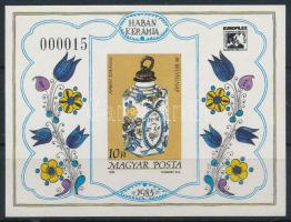 1985 Bélyegnap vágott blokk