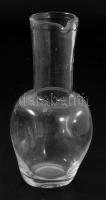ca 1900 Kocsmai karaffa 2 dl hutaüveg, hibátlan 15 cm