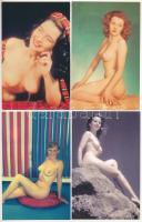 88 db MODERN megíratlan erotikus képeslap, "Pin-Up" sorozat, meztelen hölgyek / 88 modern unused erotic postcards: Pin-Ups, nude women