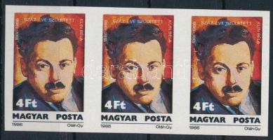 1986 Kun Béla vágott hármascsík