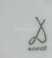 Drasche Nagyvárad Szigligeti színház feliratos képes porcelán váza. Kézzel festett, jelzett, kopássa...