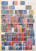 Franciaország, Észtország, Lettország, Litvánia, Horvátország, Szerbia összeállítások 16 lapos A4-es berakóban, közte klasszikusok, képesek, sorok, blokkok