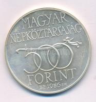 1986. 500Ft Ag "Budavár visszavétele 1686" T:BU Adamo EM97