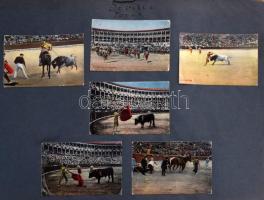 Több mint 300 db MODERN külföldi város képeslap és fotó albumlapokra ragasztva, utazások emlékei / More than 300 modern foreign town-view postcards and photoes glued to album sheets