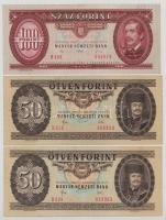 1949. 100Ft + 1984. 100Ft (2x) + 1989. 100Ft + 1992. 100Ft + 1983. 50Ft (2x) T:XF-F