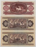 1949. 100Ft + 1984. 100Ft (2x) + 1989. 100Ft + 1992. 100Ft + 1983. 50Ft (2x) T:XF-F