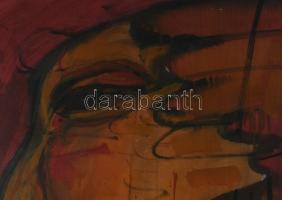 Olvashatatlan jelzéssel: Arc, 1979. Olaj, farost. 80x60 cm