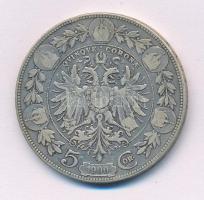 Ausztria 1900. 5K Ag "Ferenc József" T:VF,F patina Austria 1900. 5 Corona Ag "Franz Joseph" C:VF,F patina Krause KM#2807