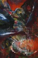 Sziky Károly (?-?): Színes kép. Olaj, vászon, faroston. Jelzett. Dekoratív fakeretben. 50x70 cm