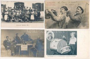 CIRKUSZ - 35 db RÉGI képeslap vegyes minőségben / CIRCUS - 35 pre-1945 postcards in mixed quality