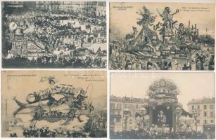 KARNEVÁL - 15 db RÉGI képeslap / CIRCUS - 15 pre-1945 postcards