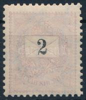 1898 2kr 12 : 11 3/4 fogazással, postatiszta