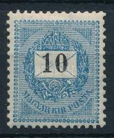 1898 10kr 12 : 11 3/4 fogazással, szép, postatiszta