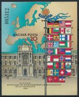 1986 Európai Biztonsági és Együttműködési értekezlet X. - Bécs vágott blokk (5.000)