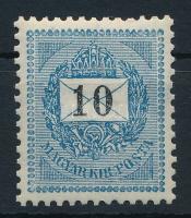 1898 10kr 12 : 11 3/4 fogazással, szépen centrált, postatiszta