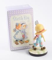 Sarah Kay vasvillás gyermek, leírással, dobozában, m: 12 cm