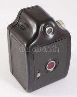 MOM Fotobox fényképezőgép, Achromat 1:7.7/75-ös objektívvel, működőképes állapotban, Vintage Hungari...