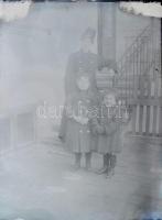 ca 1900 5 db üveg negatív 10x12 cm