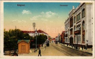 1916 Beograd, Belgrade, Belgrád; Universität / university + "K.k. Lst. Etappenbataillon Nr. 409" (fa)