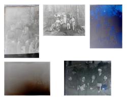 ca 1900 5 db üveg negatív 10x12 cm