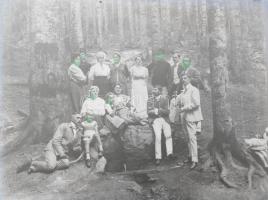 ca 1900 5 db üveg negatív 10x12 cm