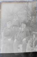 ca 1900 5 db üveg negatív 10x12 cm