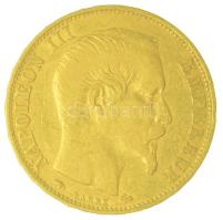 Franciaország / Második Császárság 1857A 20Fr Au "III. Napóleon" (6,46g/0.900) T:XF France / Second Empire 1857A 20 Francs Au "Napoleon III" (6,46g/0.900) C:XF Krause KM# 781.1