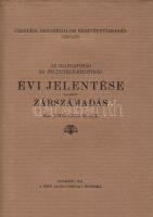 A Czeglédi Hengermalom Rt. zárszámadása az 1920. évről; Pesti Lloyd társulat nyomdája