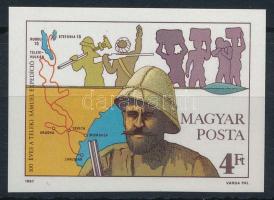 1987 Teleki Sámuel vágott bélyeg