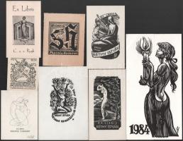 Klf. magyar és külföldi alkotók (Várkonyi Károly, Fery Antal, Italo Zetti, Varga Mátyás stb.): 19 db...