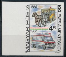 1987 Mentésügy vágott ívszéli bélyeg