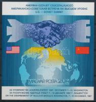 1987 Csúcstalálkozó vágott blokk