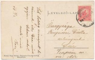 1918 Marosillye, Maros-Illye, Ilia; Járási székház. Nagy Bálint kiadása / district office (EK)