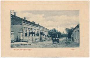 1913 Világos, Siria; Fő utca / main street (kis szakadás / small tear)