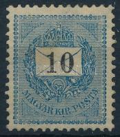 1899 10kr 12 : 11 3/4 fogazással, újra gumizva / regummed (*40.000)