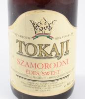 1991 Tokaji szamorodni bontatlan palack fehérbor, Tokaj Kereskedőház, 500ml, bontatlan