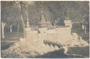Vajdahunyad, Hunedoara; Vajdahunyad vára, makett / castle model. photo (fa)