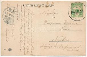 1907 Zsögödfürdő, Jigodin Bai; fürdő. Gyönös Gyula kiadása / spa, bath (ázott / wet damage)