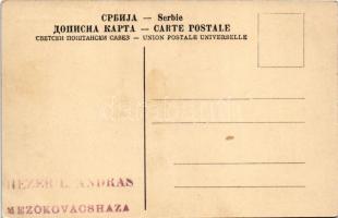 Beograd, Belgrade, Belgrád; Direction des Fonds, Monument du Prince Michel et Théatre / Funds Depart...