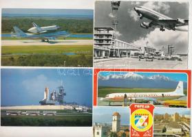 REPÜLŐ, ŰRHAJÓ - 12 db MODERN képeslap / AIRCRAFT, SPACESHIP - 12 modern postcards