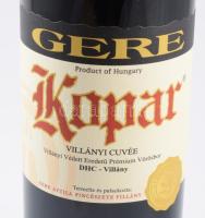 2006 Gere Kopar villányi cuvée,(Cabernet Franc 52%, Merlot 46%, Cabernet Sauvignmon 2%), bontatlan p...