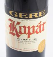 2003 Gere Kopár, villányi cuvée, pincében, szakszerűen tárolt, bontatlan palack száraz vörösbor,14,5...