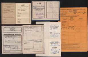 Kulcsár Kálmán igazságügy-miniszter feleségének 6 db igazolványa (MSZMP, stb.)