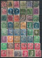 Deutsches Reich 46 db céglyukasztásos bélyeg, köztük klasszikus, pár, és 2 db osztrák bélyeg