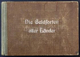 46 férőhelyes régi képeslap album / a pre-1945 postcard album with 46 places