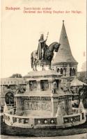 Budapest I. Szent István szobor. Taussig Arthur 7363.